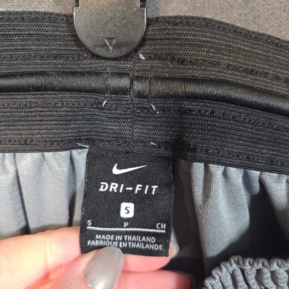 Nike Basketball Shorts Mens S Gray Dri-FIT Mesh Athletic Pockets 445591-102931